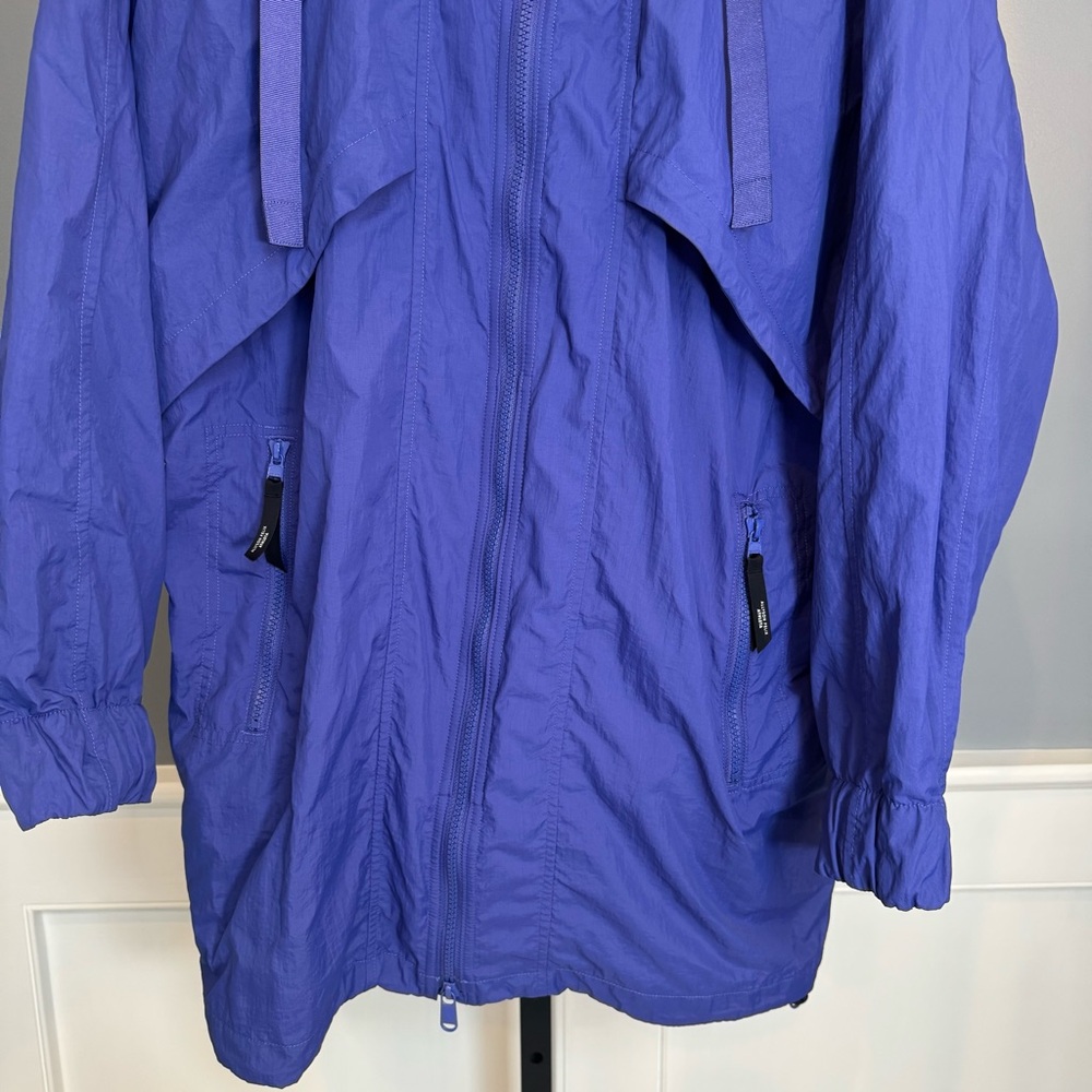Athleta‎ x Allyson Felix Women Purple Hooded Windbreaker Zip Pockets Size M - Picture 6 of 12